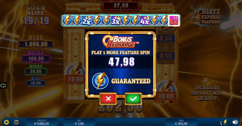 Gold Blitz ganho máximo 5000x e estatísticas de pagamentos